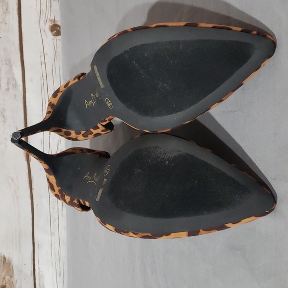 Anne Michelle Leopard Print Booties - Size 10 - Picture 5 of 5